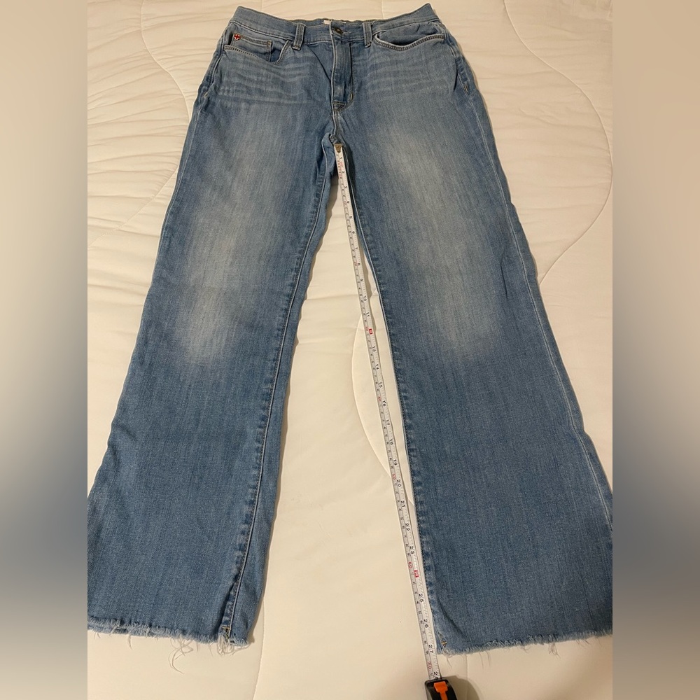 Hudson Blair Jeans Women's Size 29 Medium Wash Raw Hem